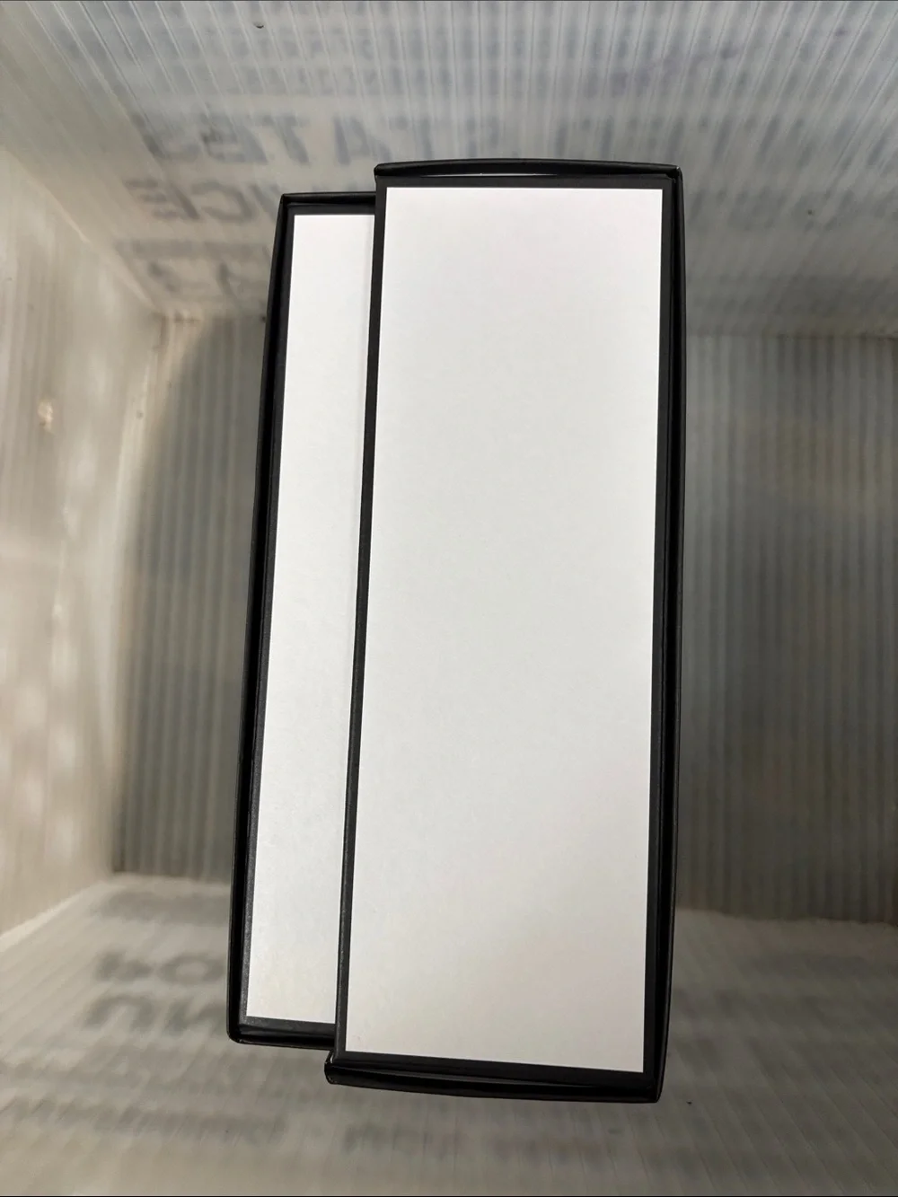 CHANEL Black on White Logo Gift Box